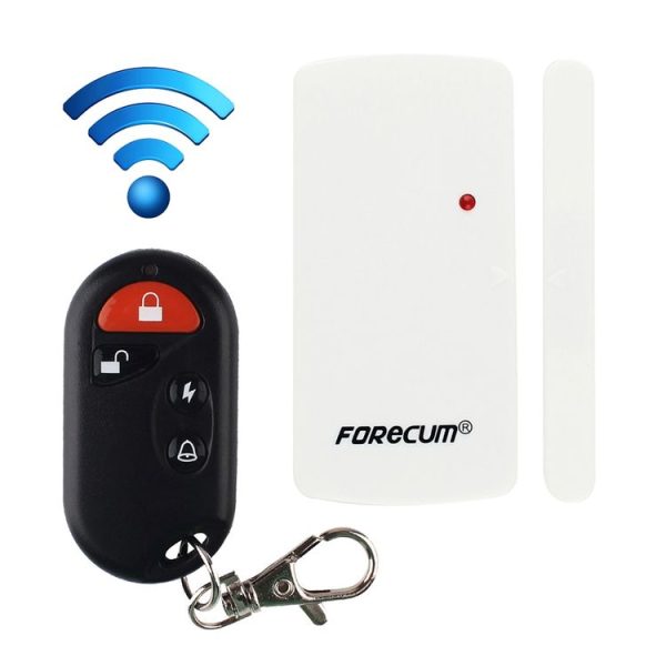 Forecum-A001 Smart Home Magnetic Sensor Alarm, One Magnetic Sensor Two Remote Controller - Image 2