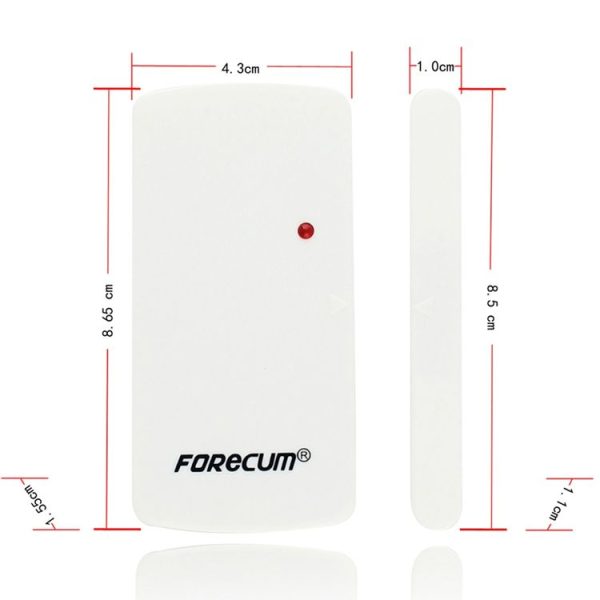 Forecum-A001 Smart Home Magnetic Sensor Alarm, One Magnetic Sensor Two Remote Controller - Image 4