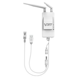 VONETS VAP11S-5G Mini Wireless Bridge 900Mbp WiFi Repeater with 2 Antennas & Fan (White)