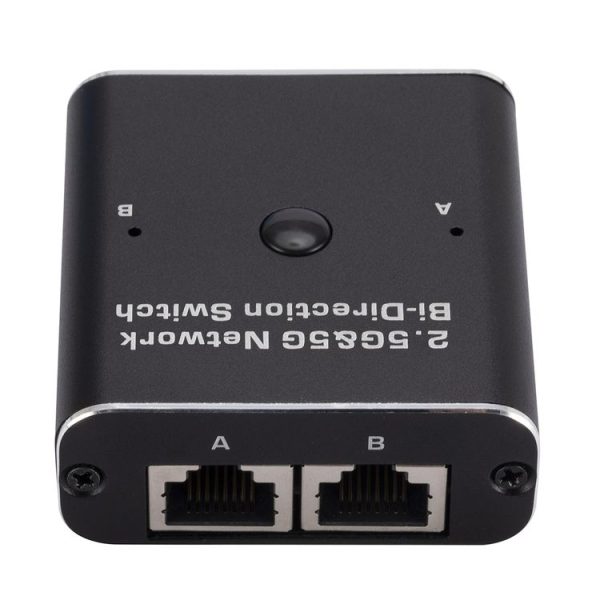 2.4GHz+5GHz RJ45 Network Bi-Direction Switch (Black) - Image 3