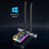 COMFAST CF-AX200 CC 2974Mbps Bluetooth PCI-E Wifi E-sports Light Game Network Card Adapter - Image 2