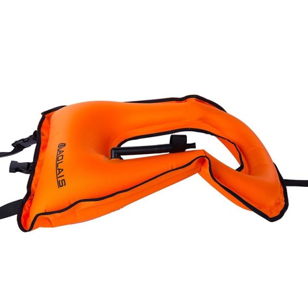 Children Portable Snorkeling Buoyancy Inflatable Vest Life Jacket Swimming Equipment, Size: 510*400mm (Orange) - Image 4
