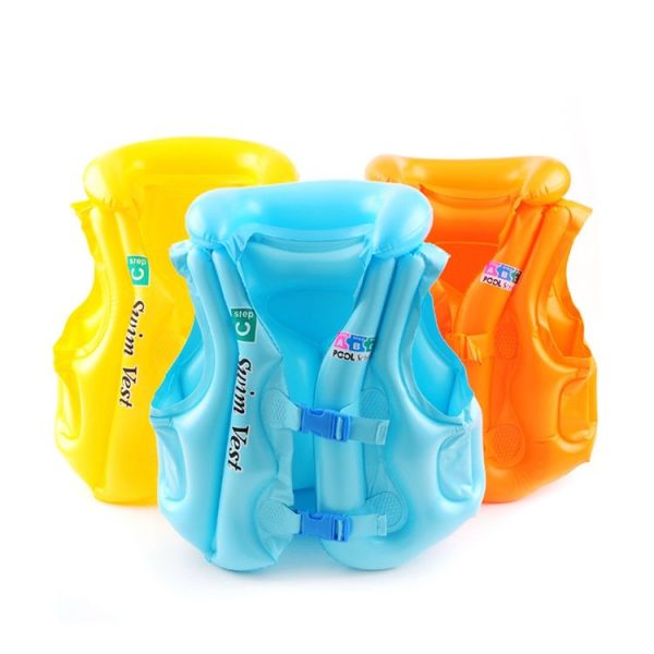 2 PCS C Code Children Float Inflatable Life Jacket Swimsuit, Size: Small, Random Color Delivery - Image 2