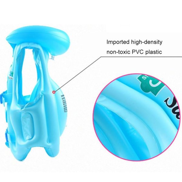 2 PCS C Code Children Float Inflatable Life Jacket Swimsuit, Size: Small, Random Color Delivery - Image 5