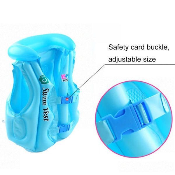 2 PCS C Code Children Float Inflatable Life Jacket Swimsuit, Size: Small, Random Color Delivery - Image 6