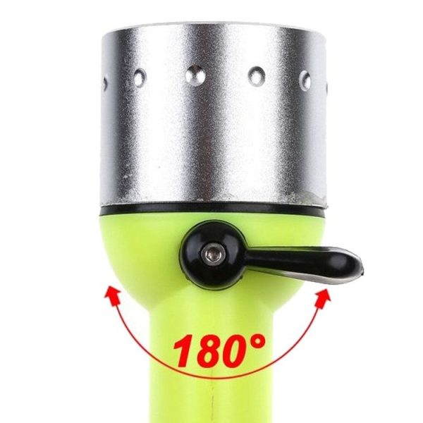 Waterproof Underwater Diving LED Flashlight Adjustable Torch Diving Work Fishing Hunting Lamp - Image 5