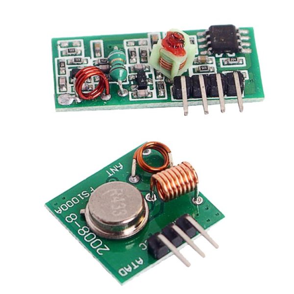 LDTR-WG0241 DIY 433MHz Wireless Transmitter + Receiving Module Superregeneration (Green) - Image 2