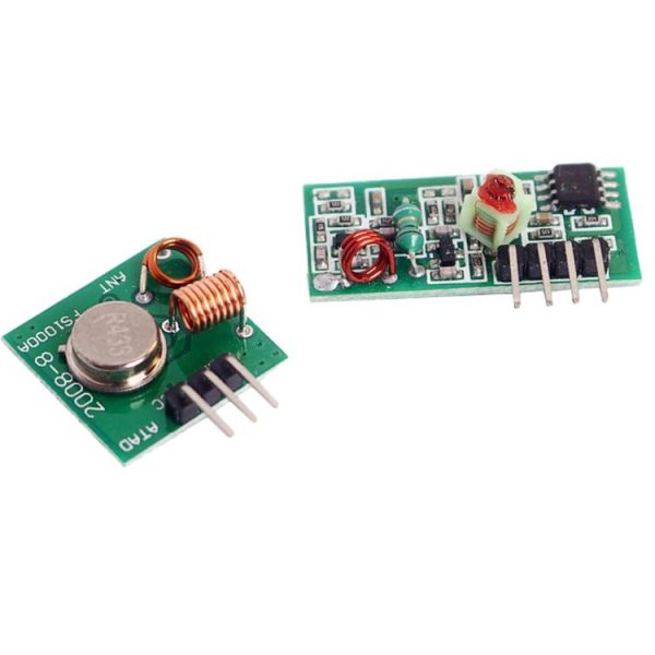 LDTR-WG0241 DIY 433MHz Wireless Transmitter + Receiving Module Superregeneration (Green) - Image 4