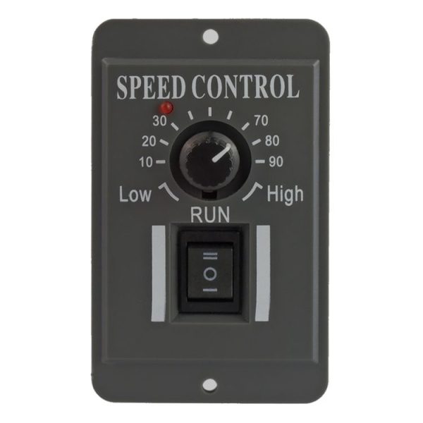 LDTR-WG0265 DC 6A Motor Speed Governor Slow Down Motor Controller Positive And Negative Rotating Control Switch 12V / 24V / 36V / 48V (Black) - Image 2