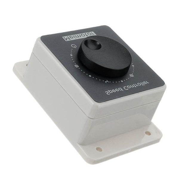 CCM96SK DC 12V 24V 36V 48V PWM DC 10A High Power Motor Speed Controller with Housing (White) - Image 3