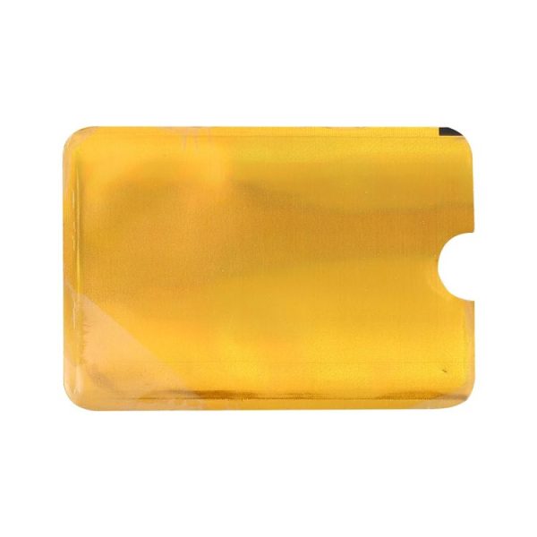 100pcs Aluminum Foil RFID Blocking Credit Card ID Bank Card Case Card Holder Cover, Size: 9 x 6.3cm (Gold) - Image 3
