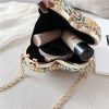 Heart Shape Small Bag Chain Strap Single Shoulder Bag Ladies Handbag Messenger Bag (Color: Black Size: OneSize) - Image 5