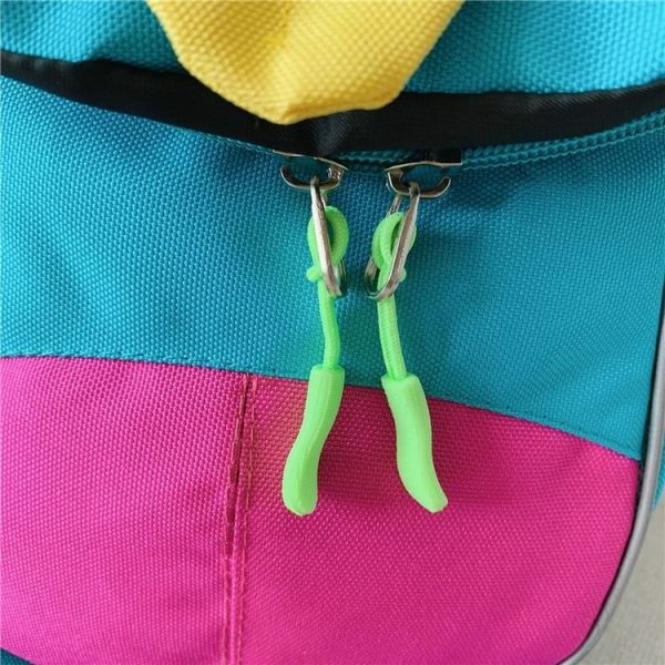 Cute Owl Shape Nylon Double Shoulders Bag Children Backpack Bag (Dark Blue) - Image 6