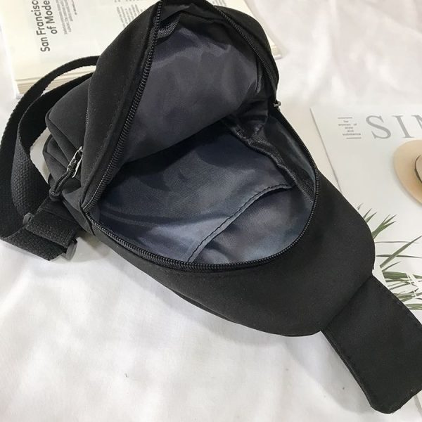 Fashion Oxford Cloth Single Shoulder Bag Chest Bag Messenger Bag (Color: Black Size: OneSize) - Image 9
