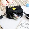 Canvas Single Shoulder Bag Ladies Handbag (Color: Pink 1 Size: OneSize) - Image 12