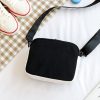 Canvas Single Shoulder Bag Ladies Handbag (Color: Pink 1 Size: OneSize) - Image 9