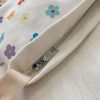 Cartoon Flower Pattern Canvas Single Shoulder Bag Handbag Messenger Bag (Color: Red Size: OneSize) - Image 6