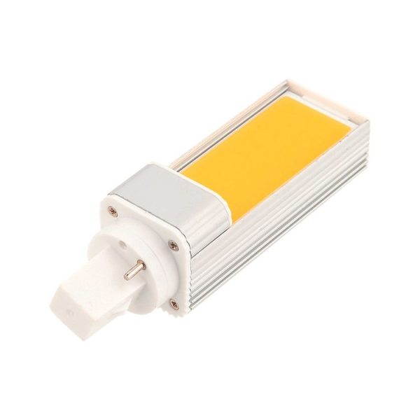 G24 7W COB Dimming Warm White Light Horizontal Plug Light, AC 85-265V - Image 2