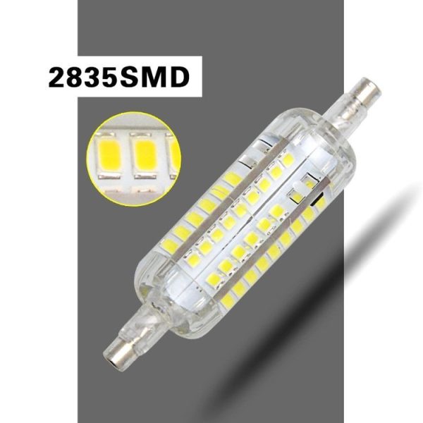 R7S 6W SMD 2835 60 LEDs 78mm LED Corn Light, AC 220-240V (Cool White) - Image 4