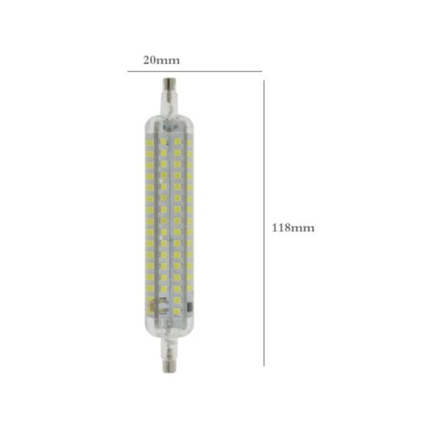 R7S 12W SMD 2835 120 LEDs 118mm LED Corn Light (Color: Warm White Size: 110V) - Image 5