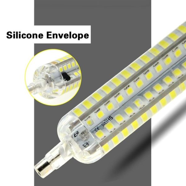 R7S 12W SMD 2835 120 LEDs 118mm LED Corn Light (Color: Warm White Size: 110V) - Image 6