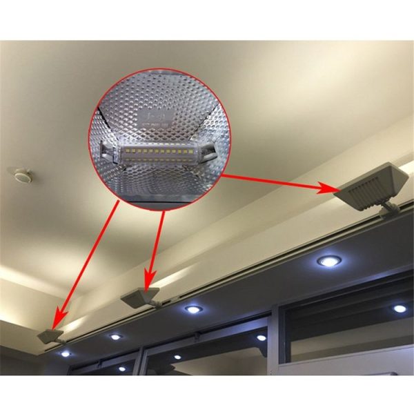 R7S 12W SMD 2835 120 LEDs 118mm LED Corn Light (Color: Warm White Size: 110V) - Image 8