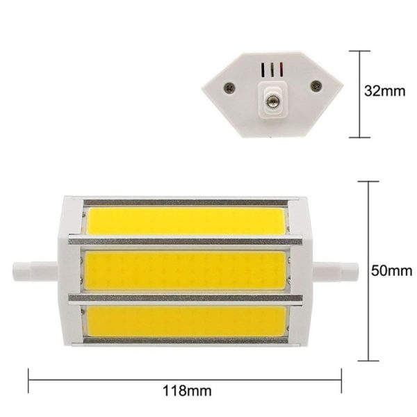 R7S 15W 118mm COB LED Corn Light Bulb, AC 85-265V (Warm White) - Image 4