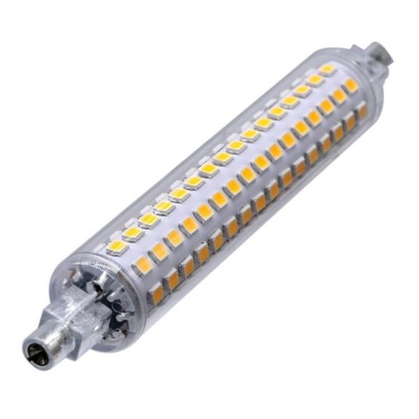 R7s SMD 2835 118mm 128 LEDs Ceramic Lamp (Color: Warm White Size: 110V) - Image 2