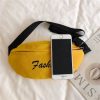 Canvas Single Shoulder Bag Bag Chest Bag Messenger Bag (Color: White Size: OneSize) - Image 6