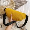 Canvas Single Shoulder Bag Bag Chest Bag Messenger Bag (Color: White Size: OneSize) - Image 7