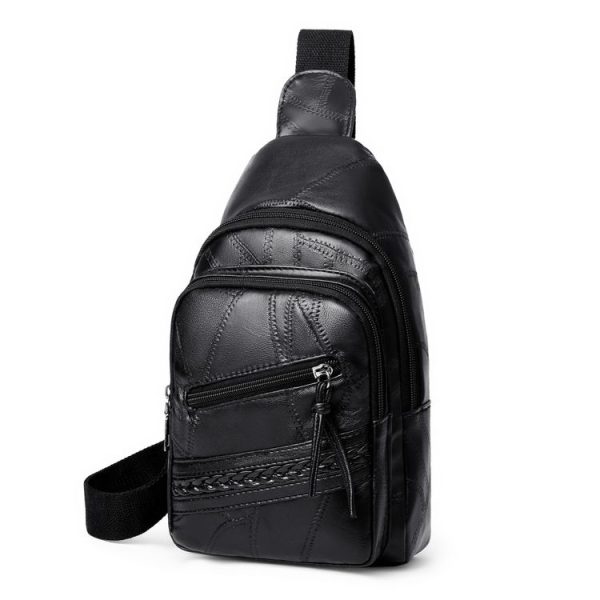 Fashion Travel PU Single Shoulder Crossbody Bag Handbag Bags (Black)