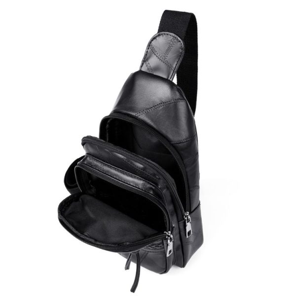 Fashion Travel PU Single Shoulder Crossbody Bag Handbag Bags (Black) - Image 19
