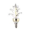 E12 4W 400-500LM 2 x COB Triangle Candle Light (Warm White)