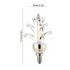 E12 4W 400-500LM 2 x COB Triangle Candle Light (Warm White) - Image 4