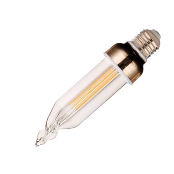E27 4W 300-400LM LED Candle Light Bulb Tail Light Energy Saving Lighting (Warm White) - Image 2