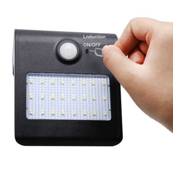 24 LED Solar Motion Sensor Light Outdoor Back Wall Waterproof Safety Light 300LM - Image 4