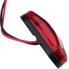 10-30V Oval Clearing Truck Trailer Side Marker Light (Red) - Image 4