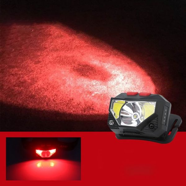 XPG+COB Charging Induction Strong Light Headlight with Power Display - Image 8