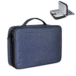 SM02 Small Nylon Waterproof Box Type Multi-function Storage Bag for iPad, Size: 23 x 17 x 8cm