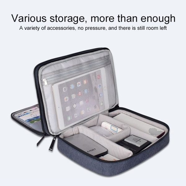 SM02 Small Nylon Waterproof Box Type Multi-function Storage Bag for iPad, Size: 23 x 17 x 8cm - Image 5