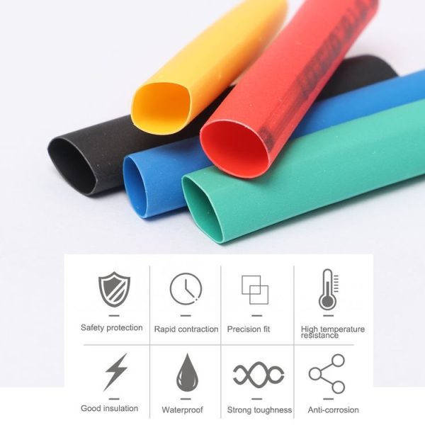 530 Colorful PCS Waterproof High Toughness Oxidation Resistance Seal Heat Shrinkable Tube - Image 4