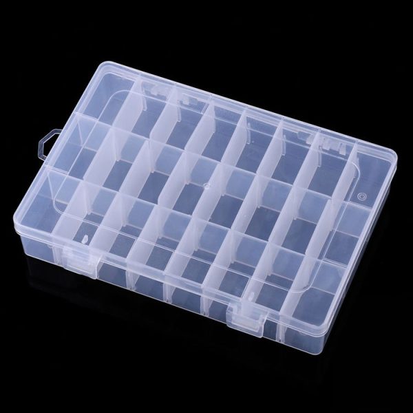 HENGJIA qt022 Twenty Four Grid Waterproof Multifunction Fishing Tool Gear Storage Transparent Fishing Tackle Box - Image 3