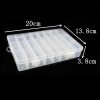 HENGJIA qt022 Twenty Four Grid Waterproof Multifunction Fishing Tool Gear Storage Transparent Fishing Tackle Box - Image 4