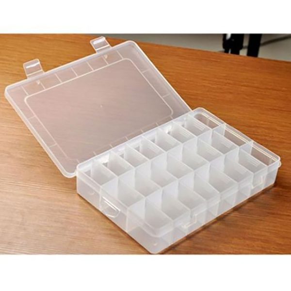 HENGJIA qt022 Twenty Four Grid Waterproof Multifunction Fishing Tool Gear Storage Transparent Fishing Tackle Box - Image 5